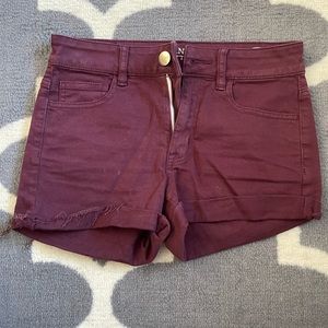 Maroon shorts